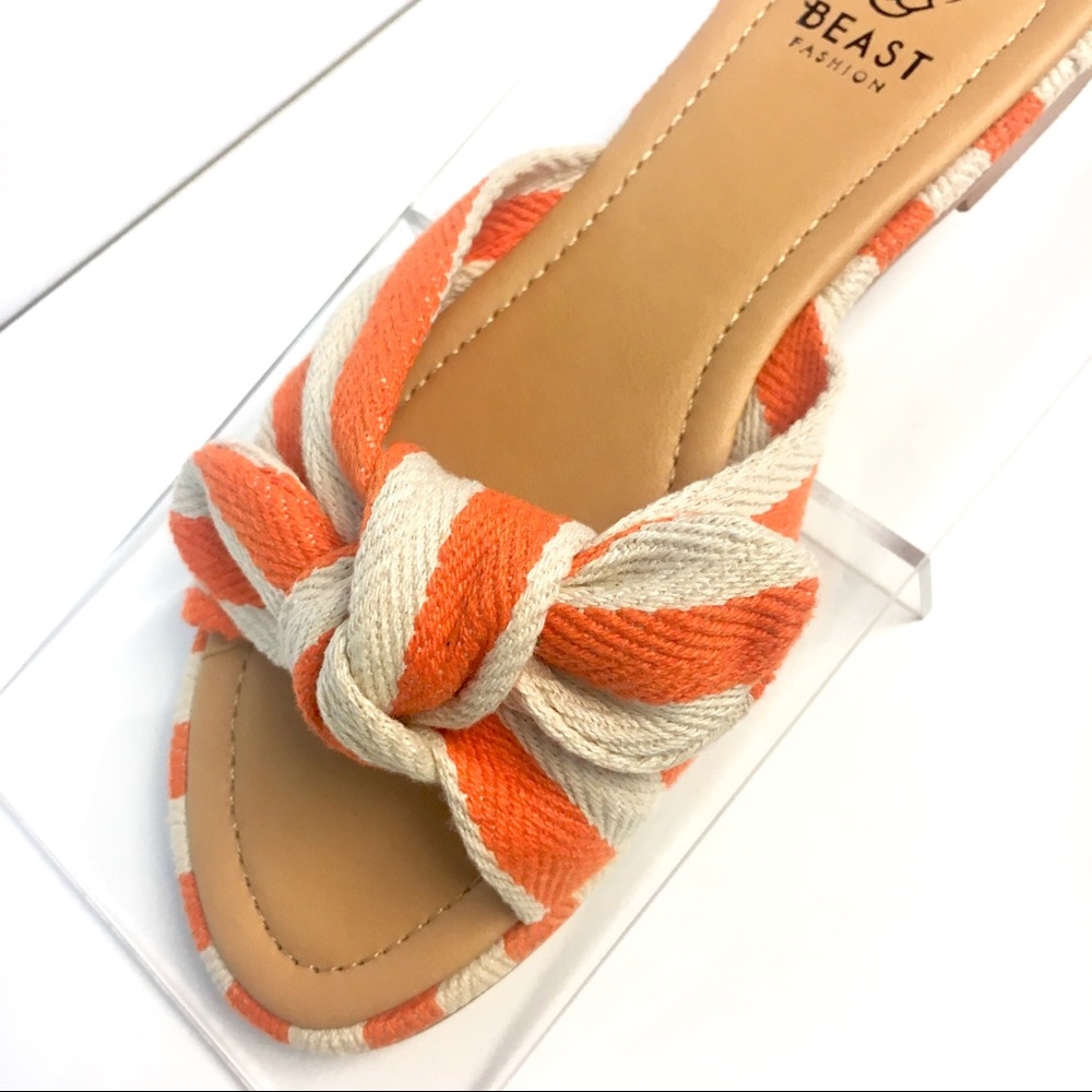 Bow Retro Sandal Mule Sip Ons - Picture 6 of 7